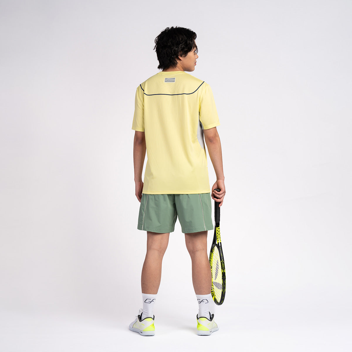 Image of 網球訓練男裝性能合身款T恤