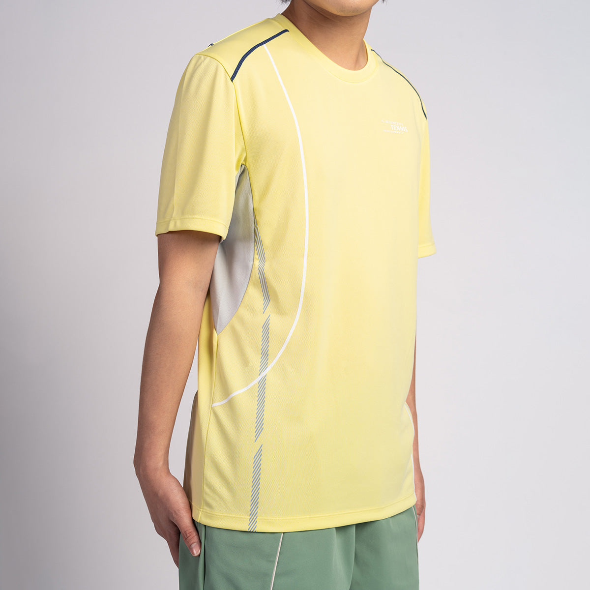 Image of 網球訓練男裝性能合身款T恤