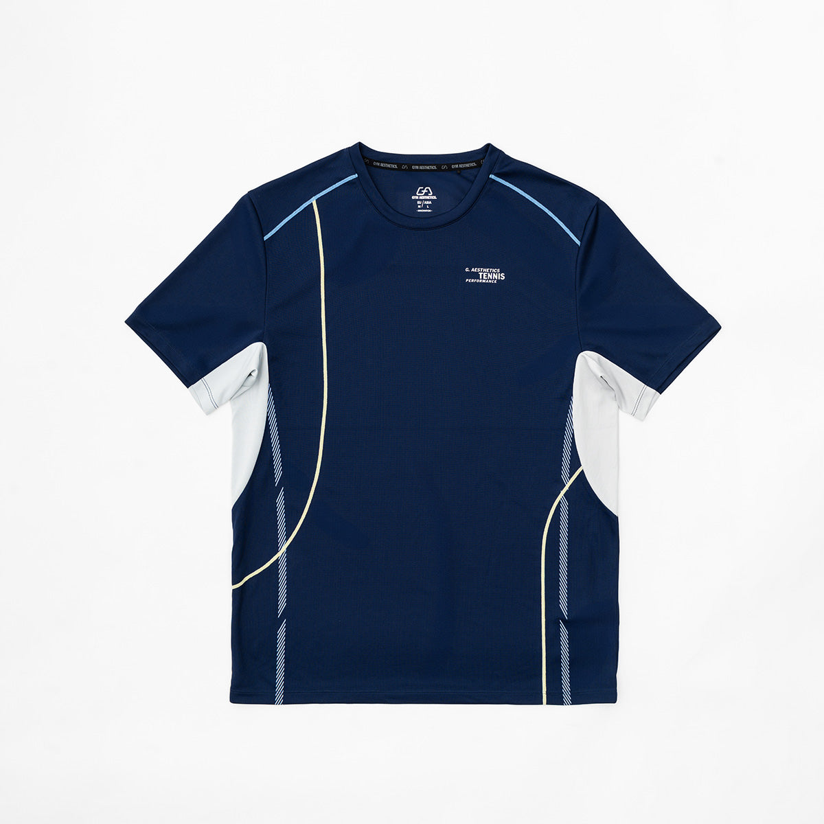 網球訓練男裝性能合身款T恤