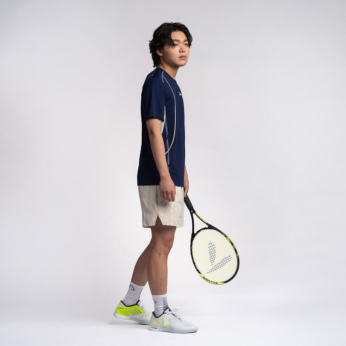 網球訓練男裝性能合身款T恤