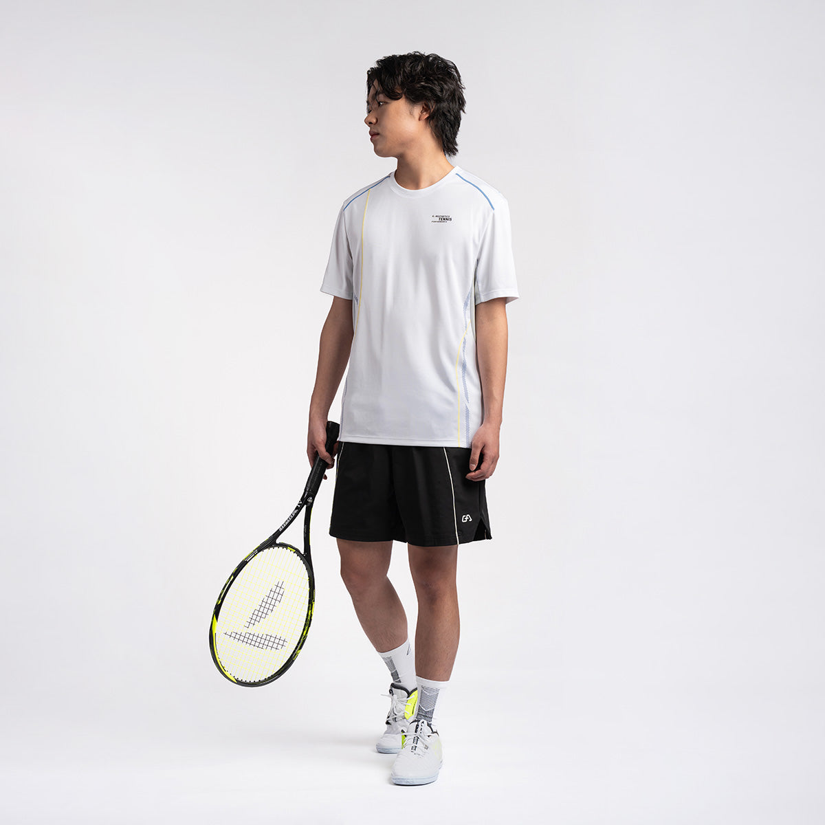 網球訓練男裝性能合身款T恤