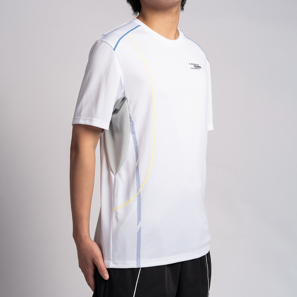 Image of 網球訓練男裝性能合身款T恤