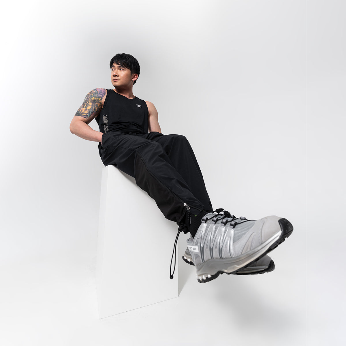 Image of Trendy Activewear Tear Away Straight Pants for Men