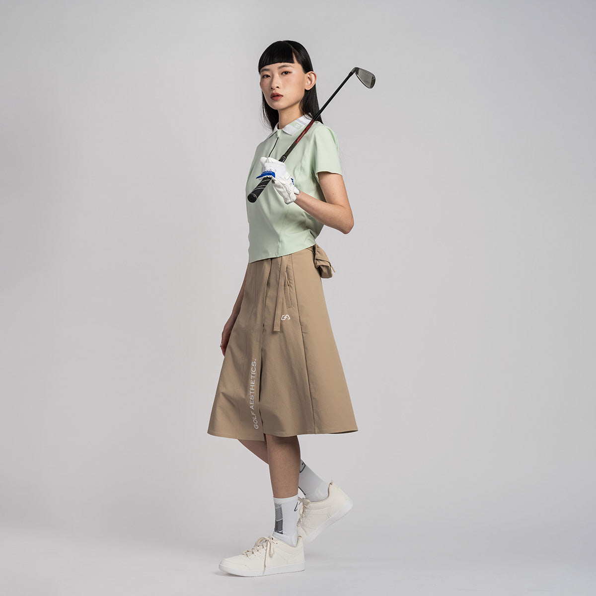 Image of Trendy Performance Golf Long Skirt for Women