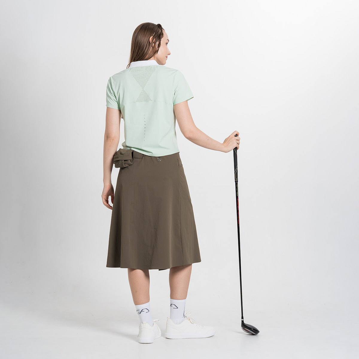 Image of Trendy Performance Golf Long Skirt for Women