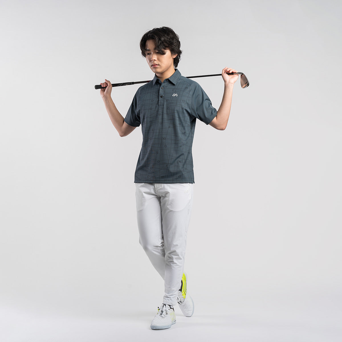 Image of 新潮男裝性能高爾夫球POLO衫