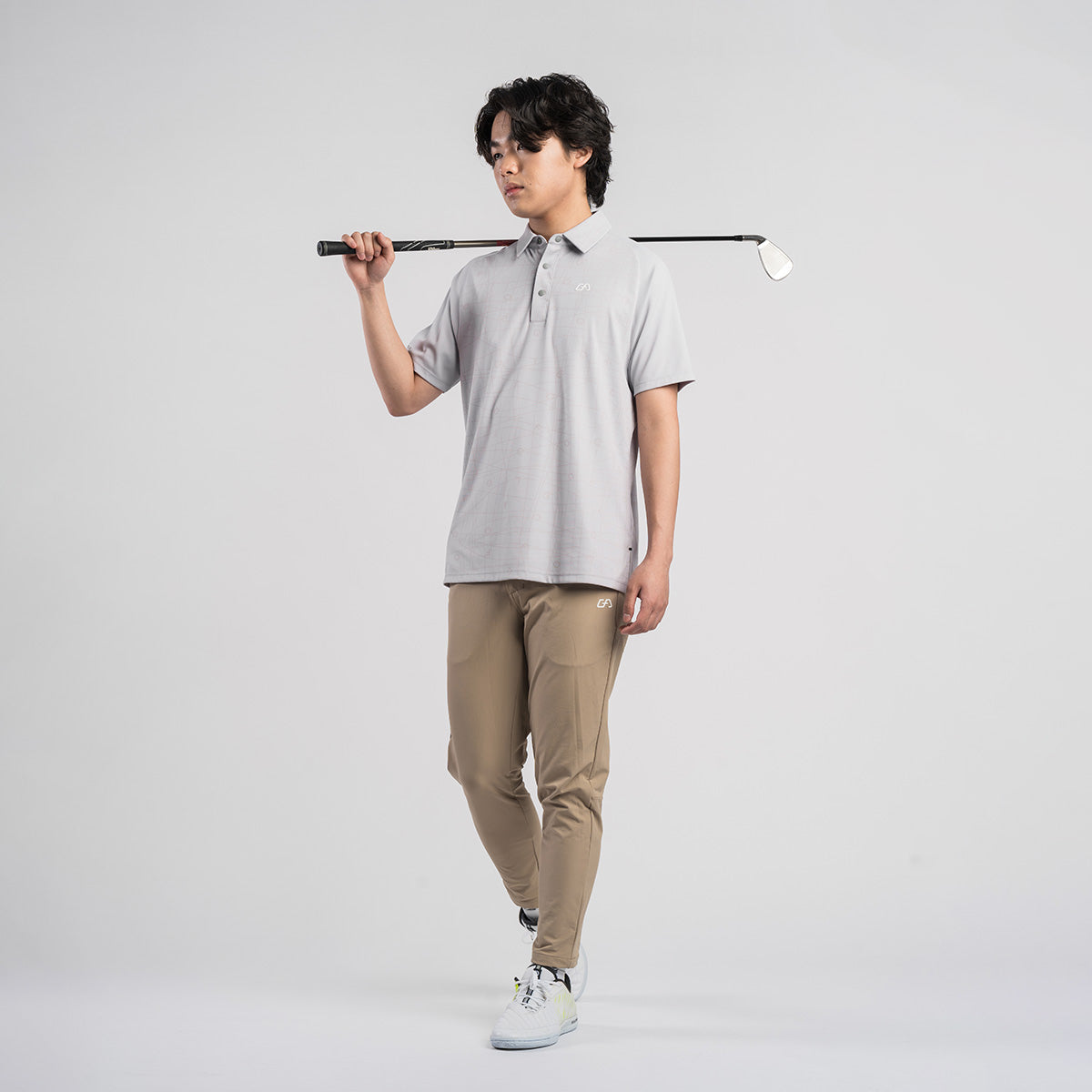 Image of 新潮男裝性能高爾夫球POLO衫