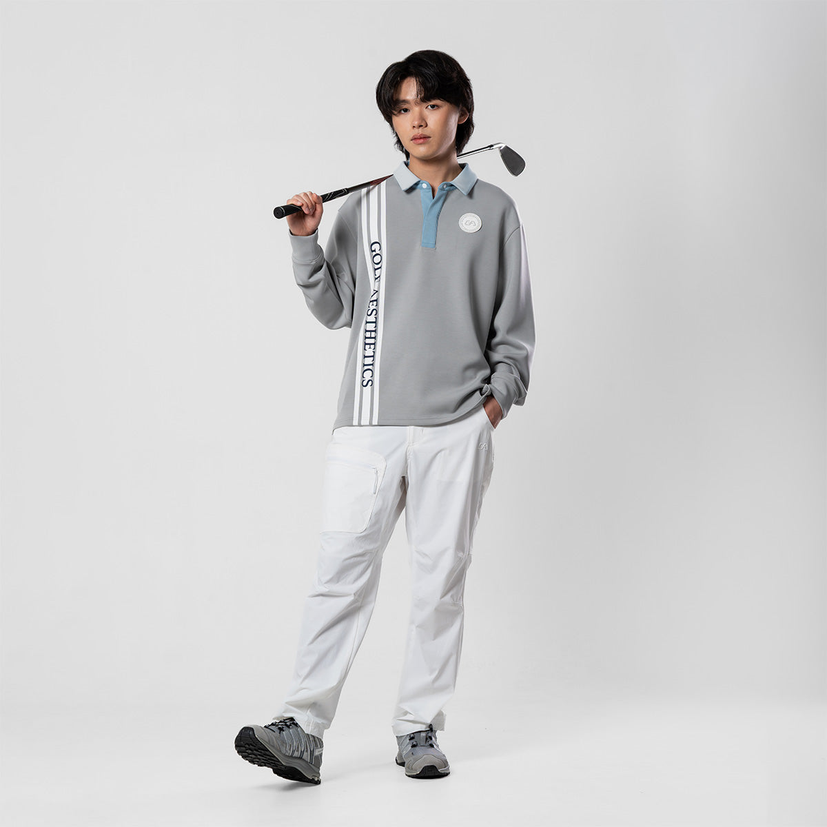 Image of 高爾夫球新潮男裝性能POLO衫