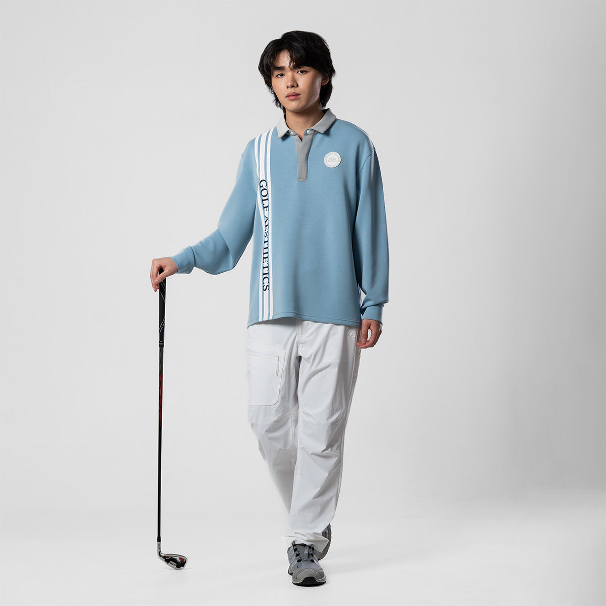 Image of 高爾夫球新潮男裝性能POLO衫