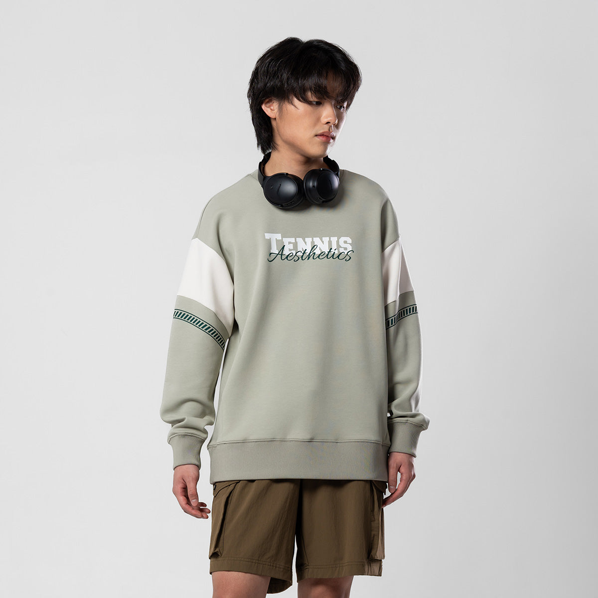 Image of 網球新潮男裝性能長袖運動上衣