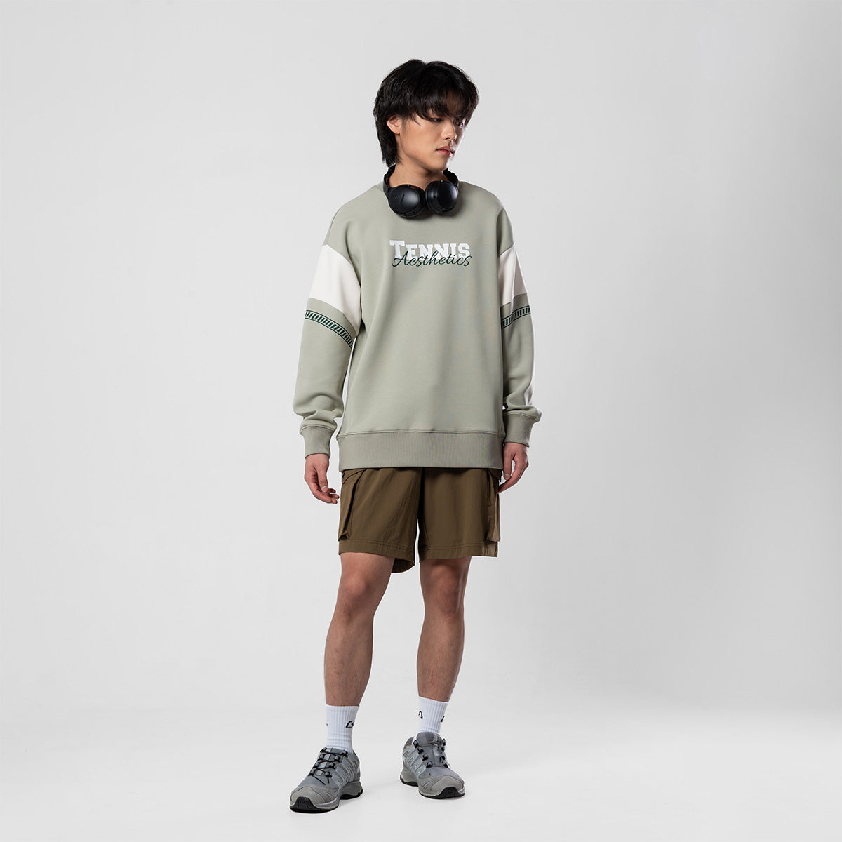 Image of 網球新潮男裝性能長袖運動上衣