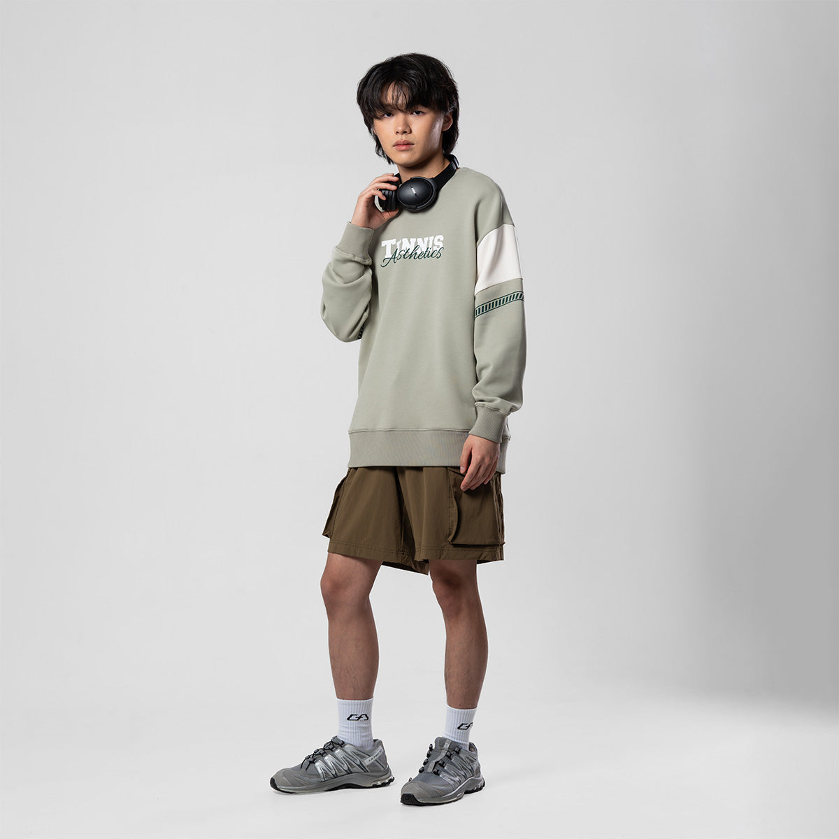 Image of 網球新潮男裝性能長袖運動上衣