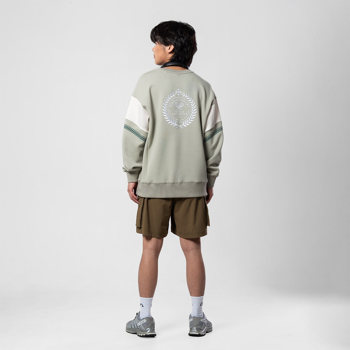 Image of 網球新潮男裝性能長袖運動上衣