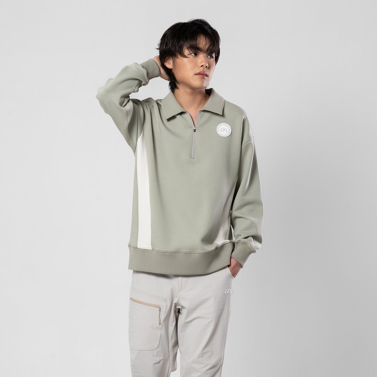 Image of 網球新潮男裝性能長袖運動上衣