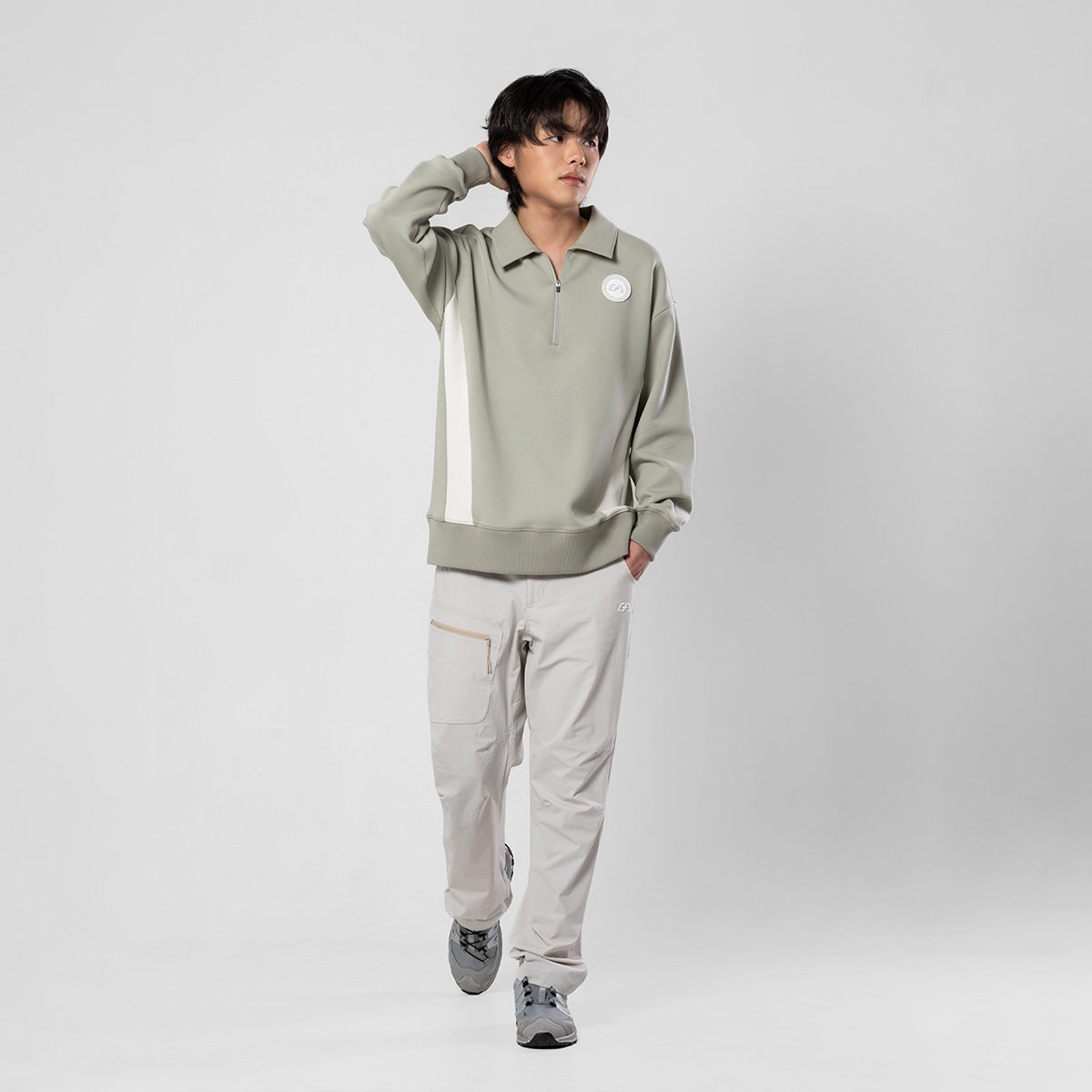 Image of 網球新潮男裝性能長袖運動上衣