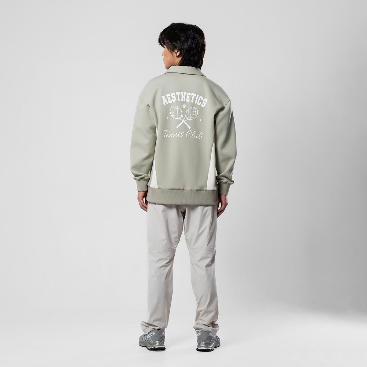 Image of 網球新潮男裝性能長袖運動上衣