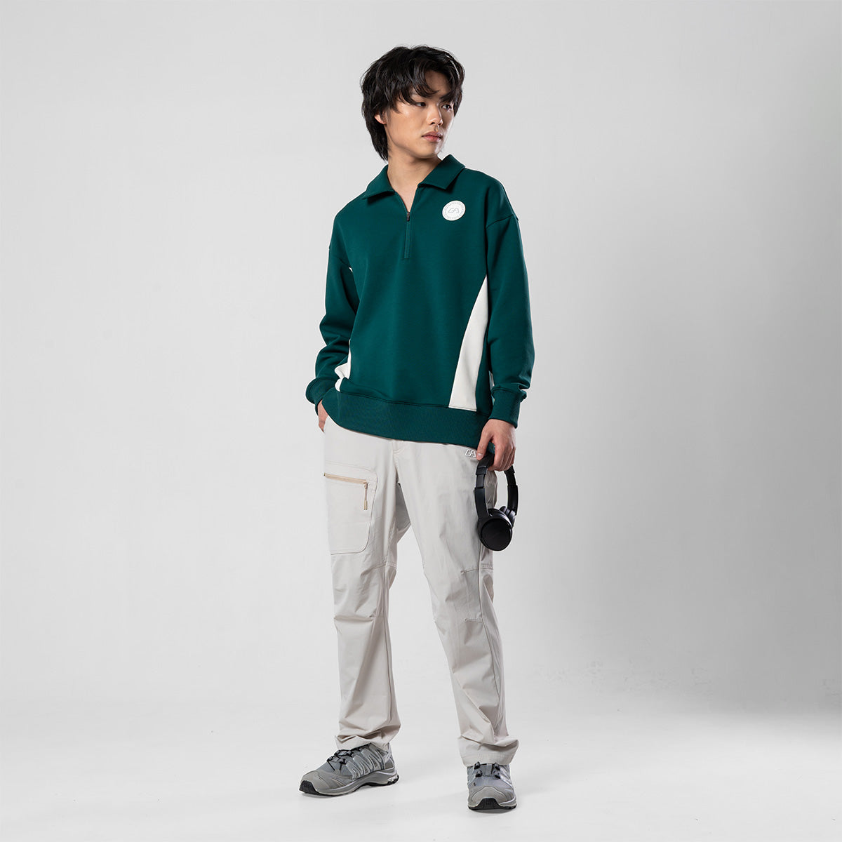 Image of 網球新潮男裝性能長袖運動上衣