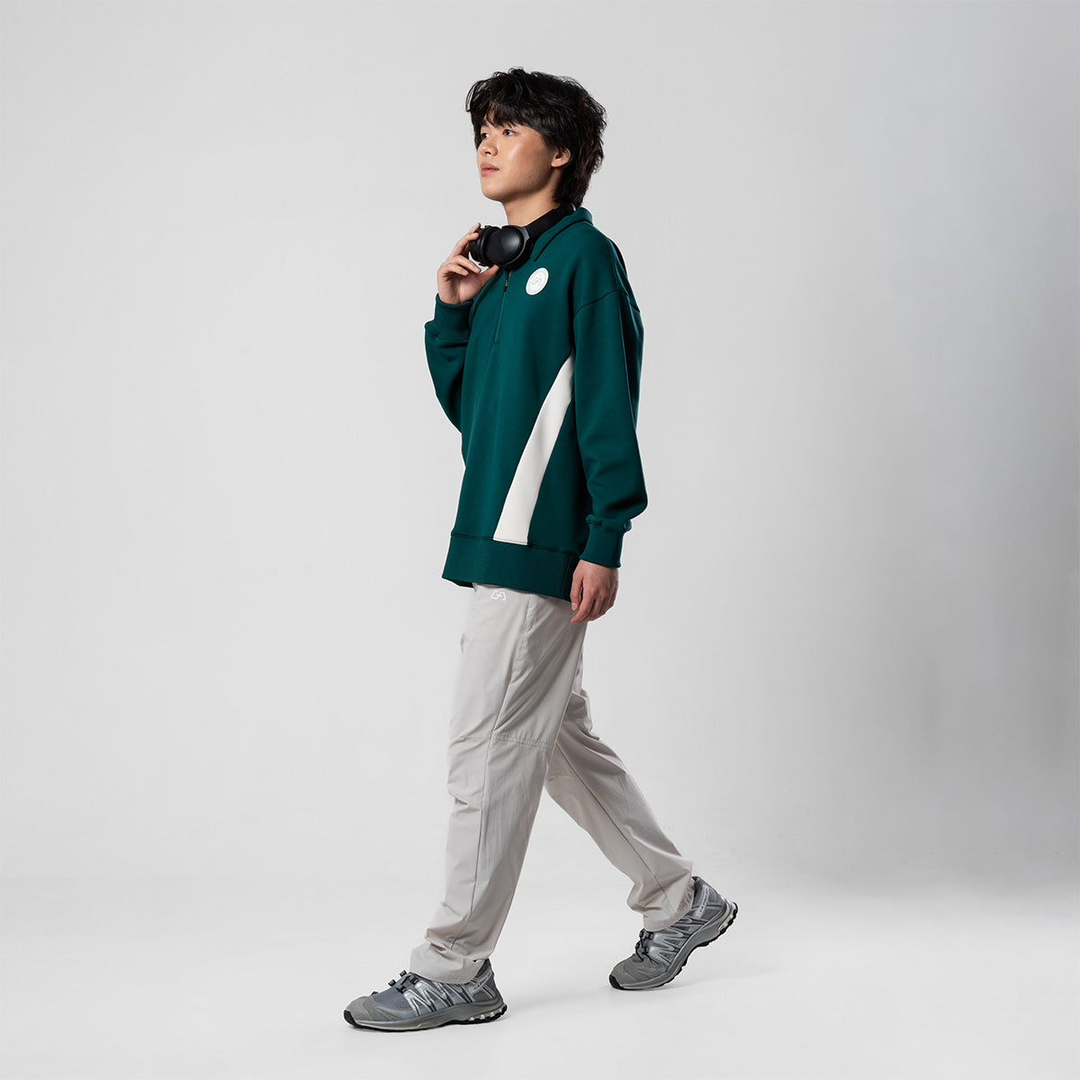 Image of 網球新潮男裝性能長袖運動上衣