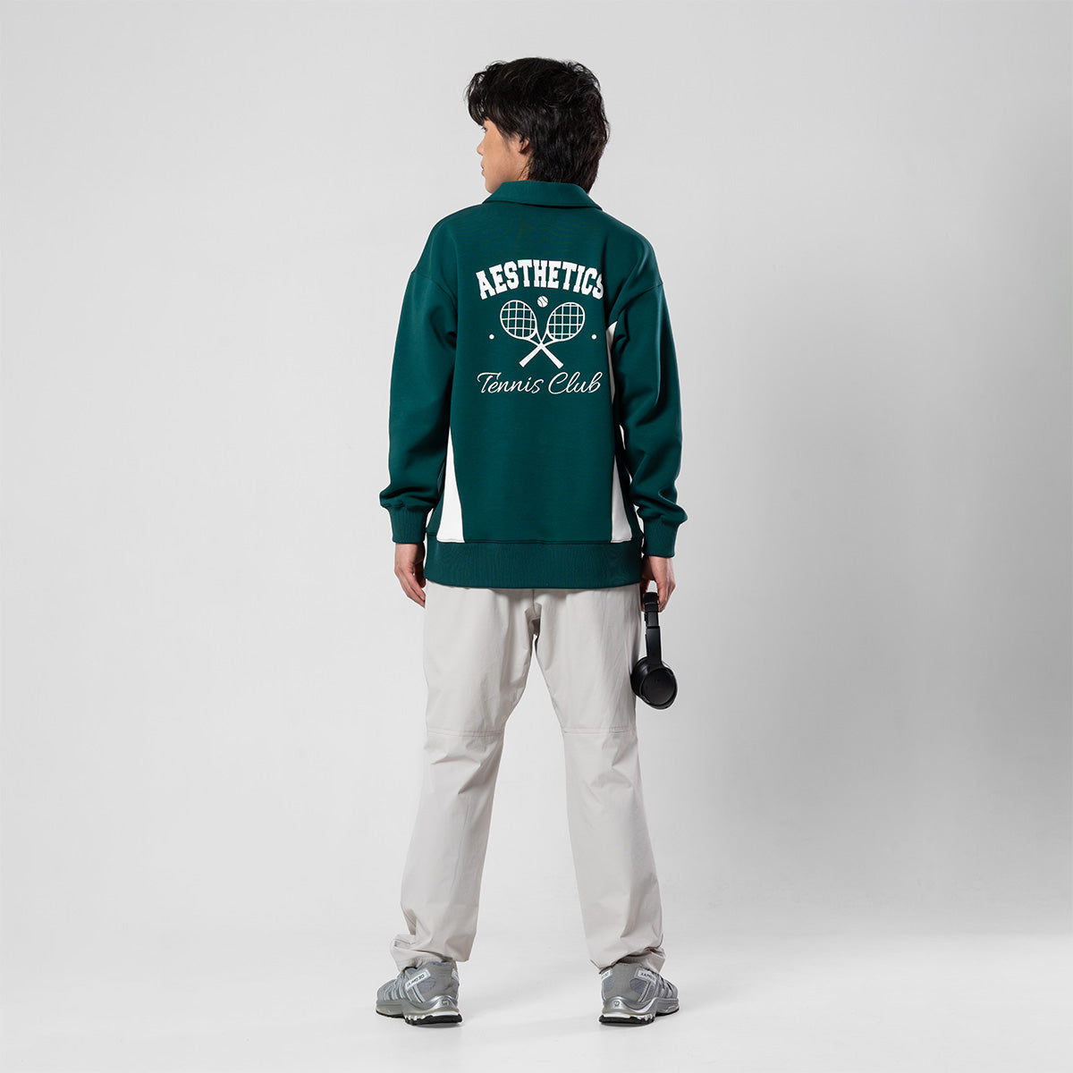 Image of 網球新潮男裝性能長袖運動上衣