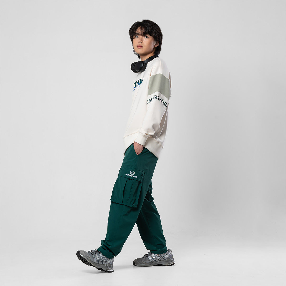 Image of 網球新潮男裝性能長袖運動上衣