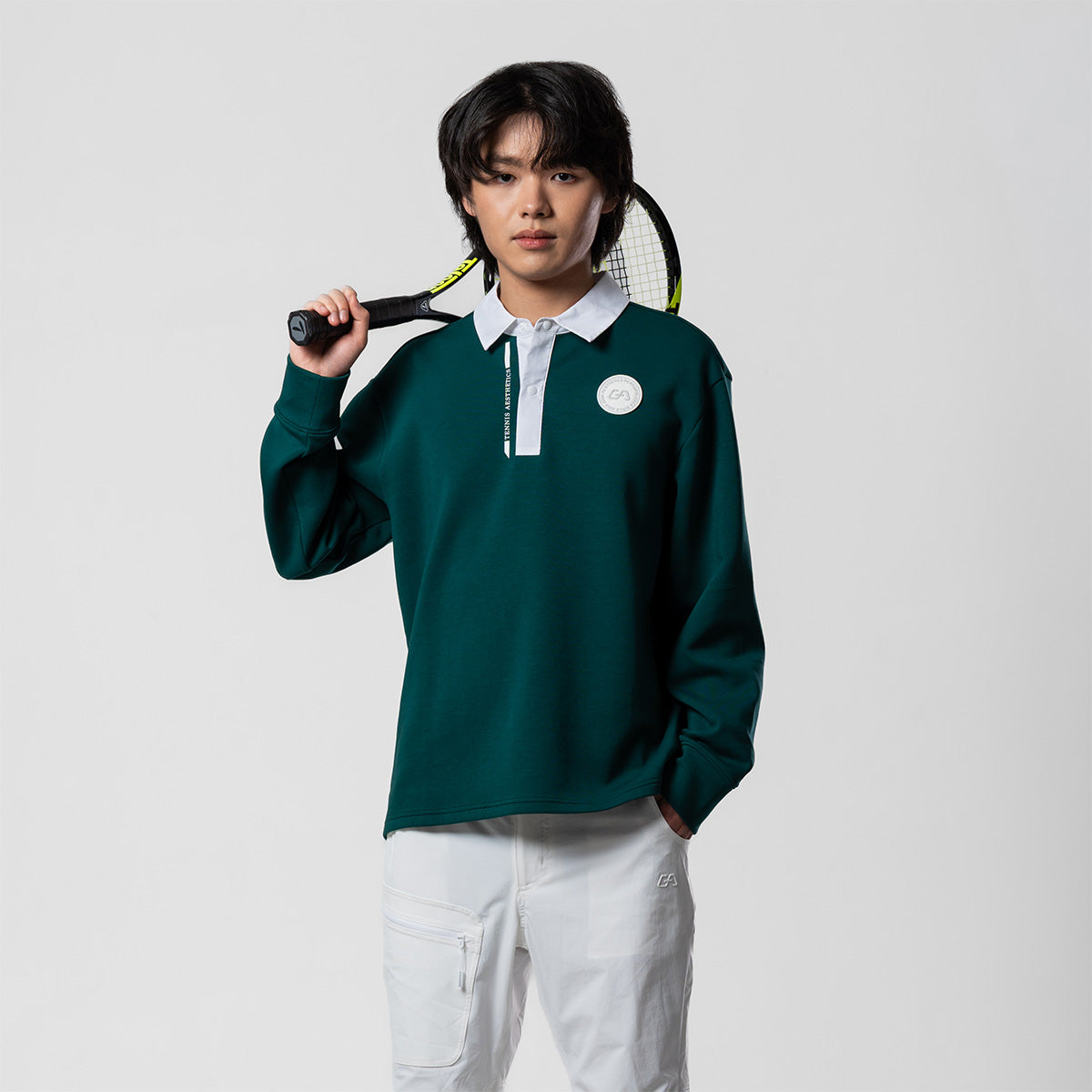 Image of 網球新潮男裝性能POLO衫