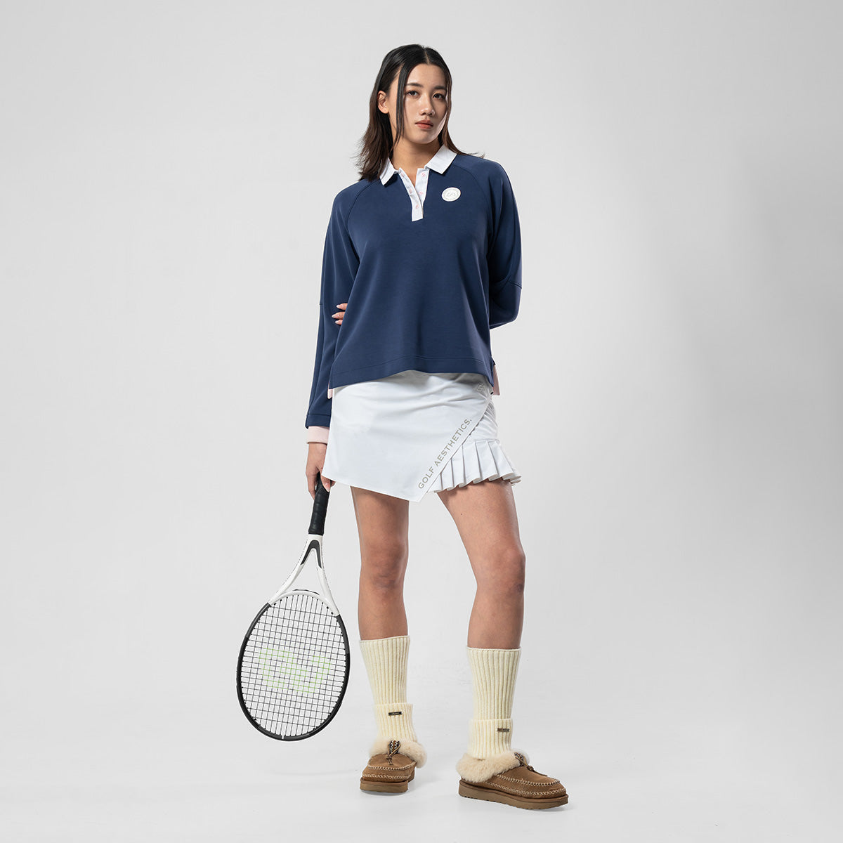 Image of 網球新潮女裝性能POLO衫