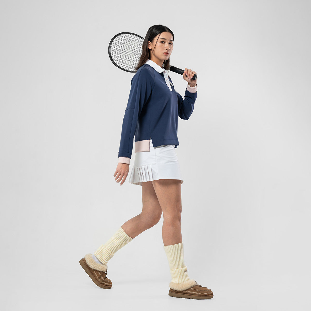 Image of 網球新潮女裝性能POLO衫