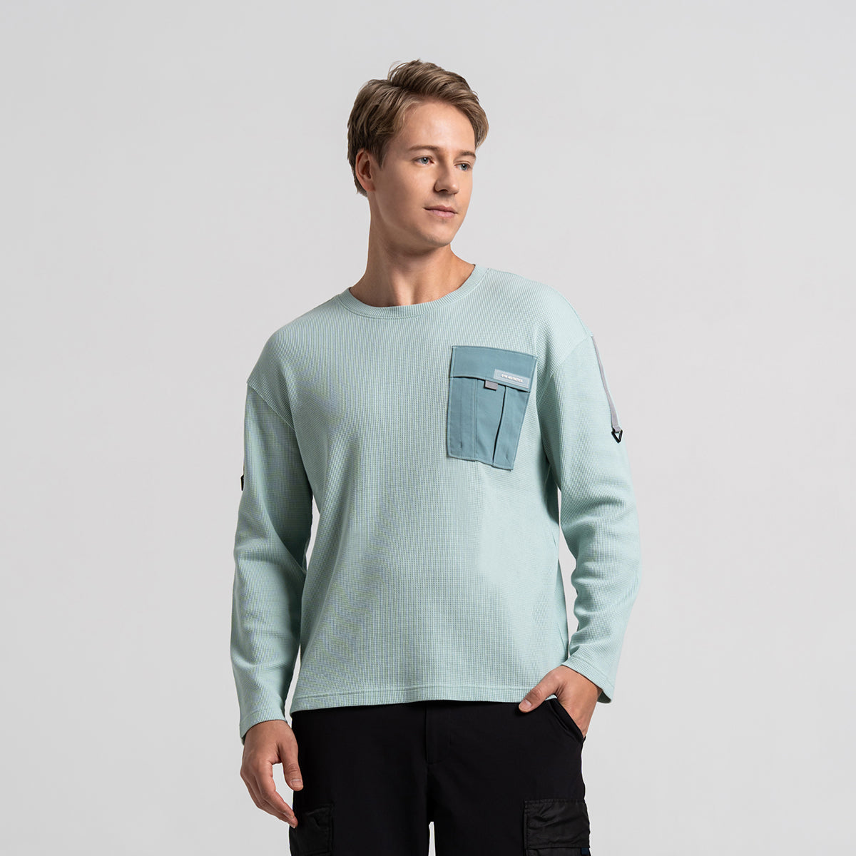 Image of Waffle Everyday Wears T Shirt for Men