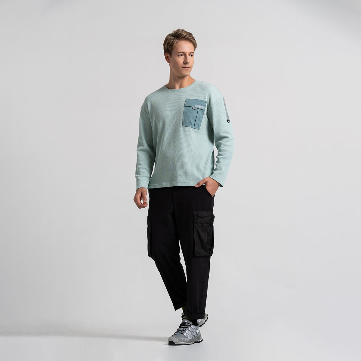 Image of Waffle Everyday Wears T Shirt for Men