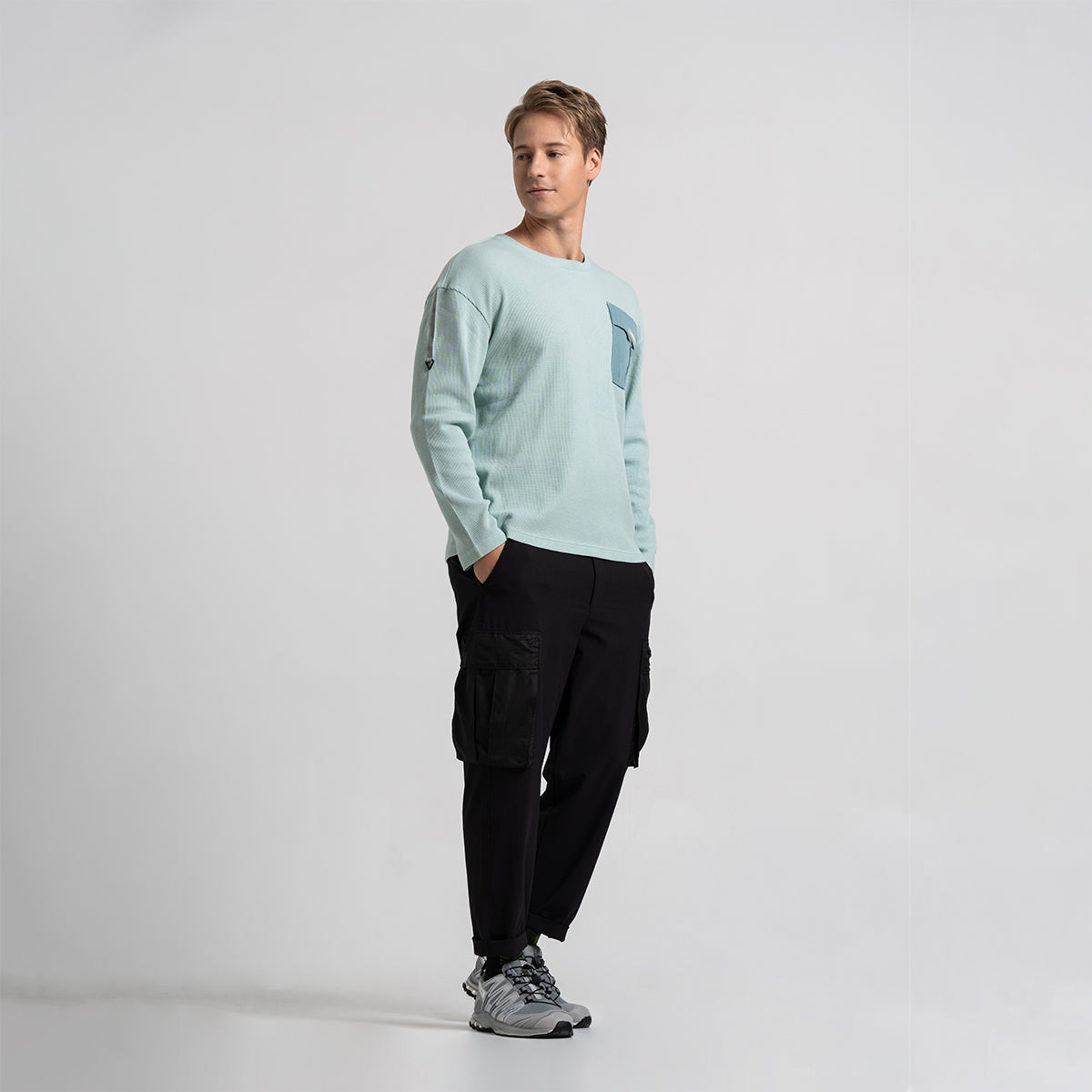 Image of Waffle Everyday Wears T Shirt for Men