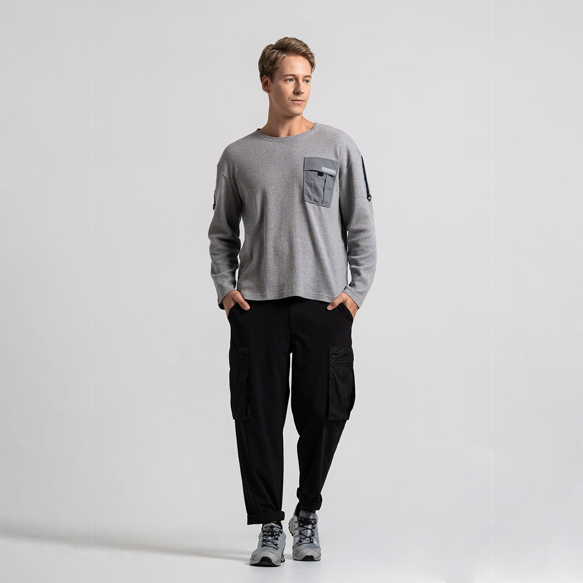 Image of Waffle Everyday Wears T Shirt for Men