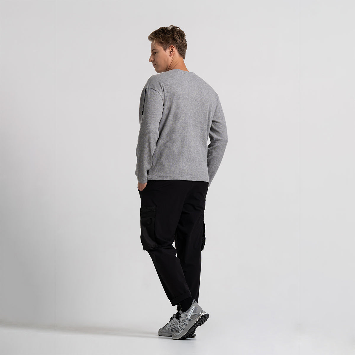 Image of Waffle Everyday Wears T Shirt for Men