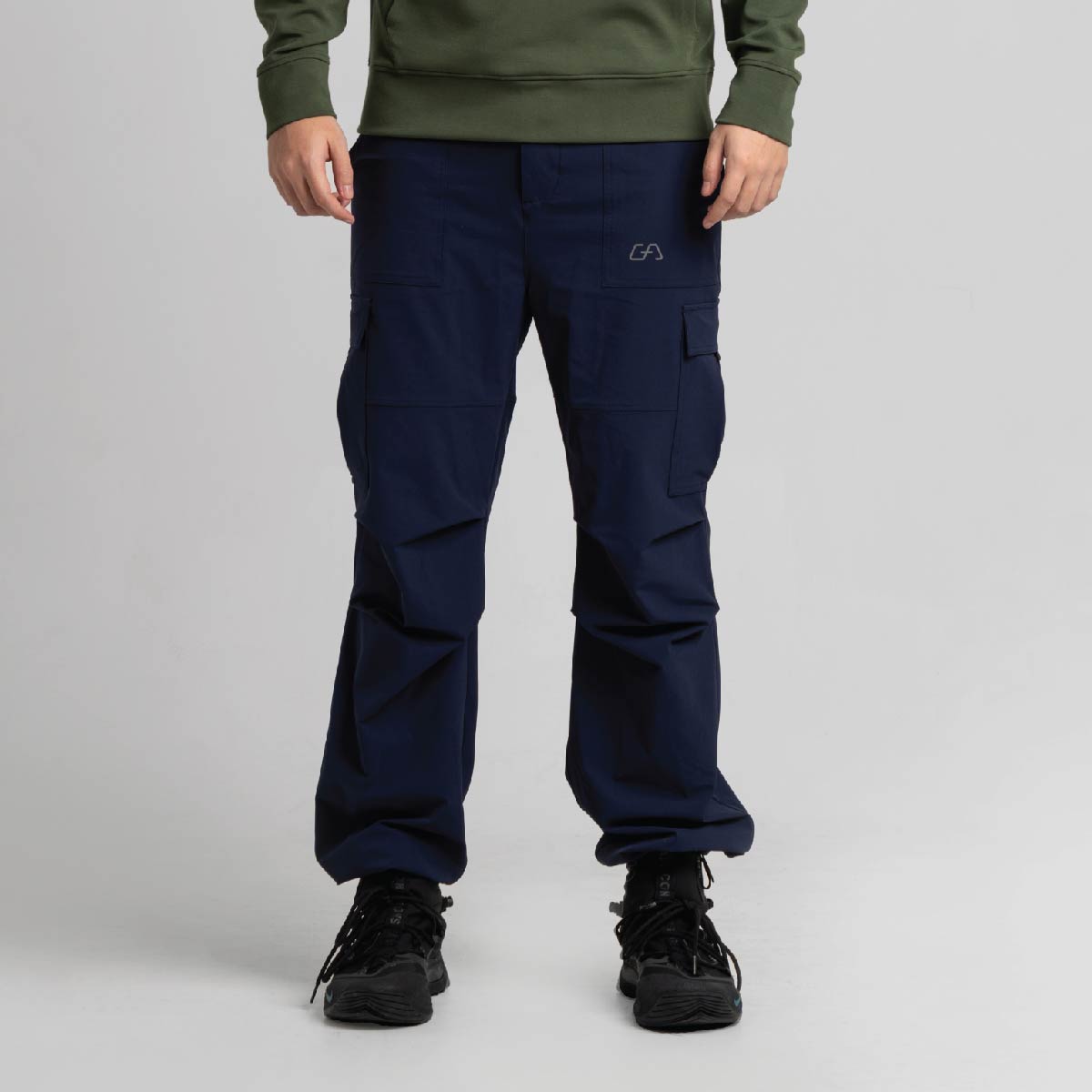 Image of Water Resistant Functional Trendy Cargo Pants for Men