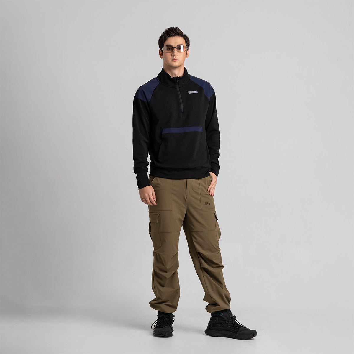 Image of Water Resistant Functional Trendy Cargo Pants for Men