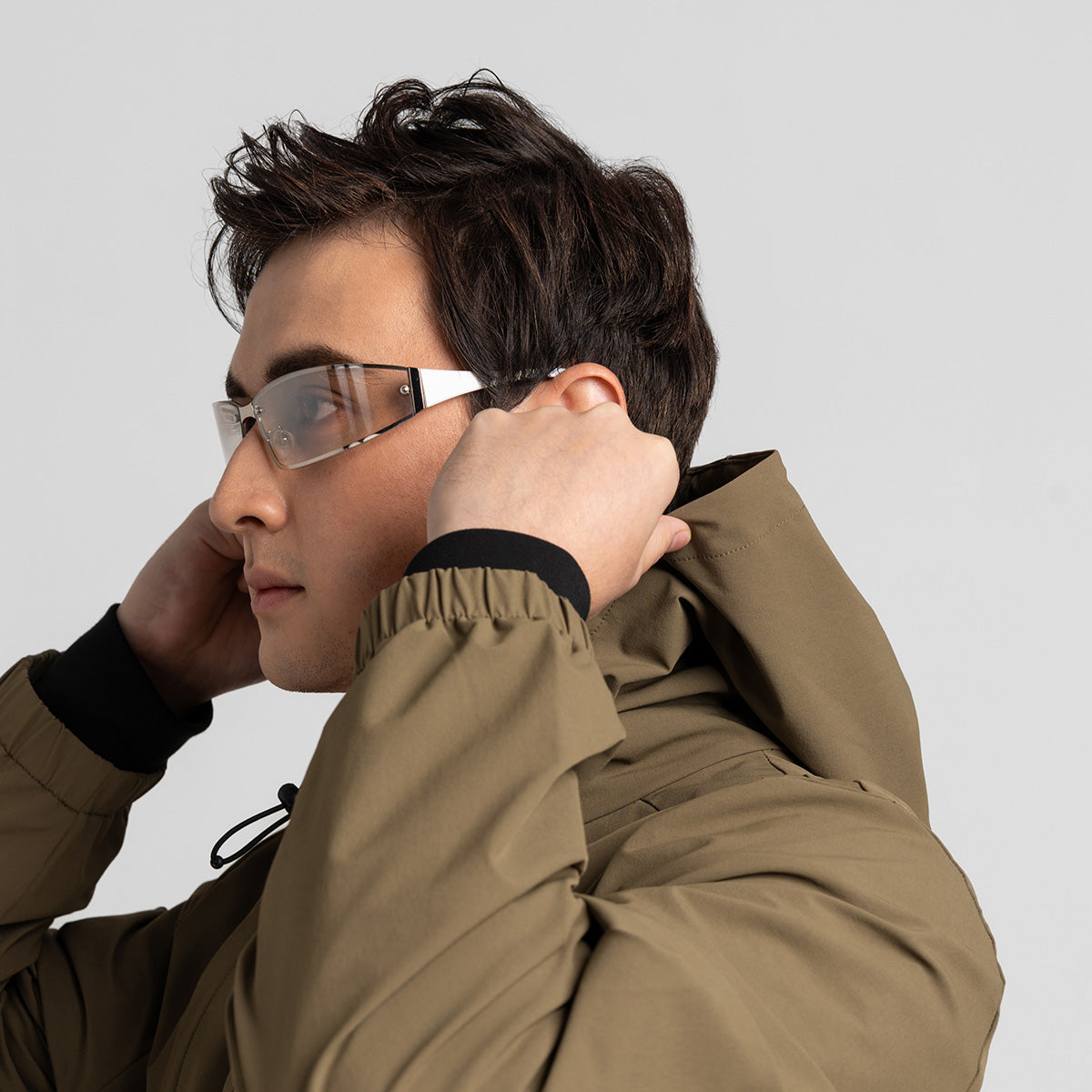 Image of 抗水男裝功能短襯外套