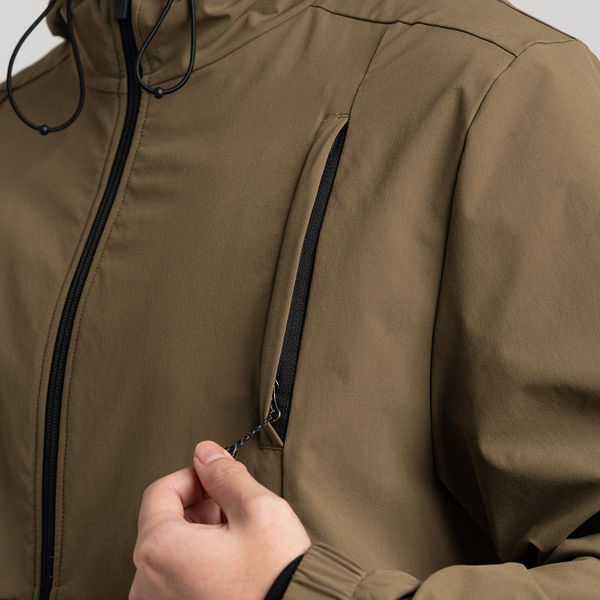 Image of 抗水男裝功能短襯外套