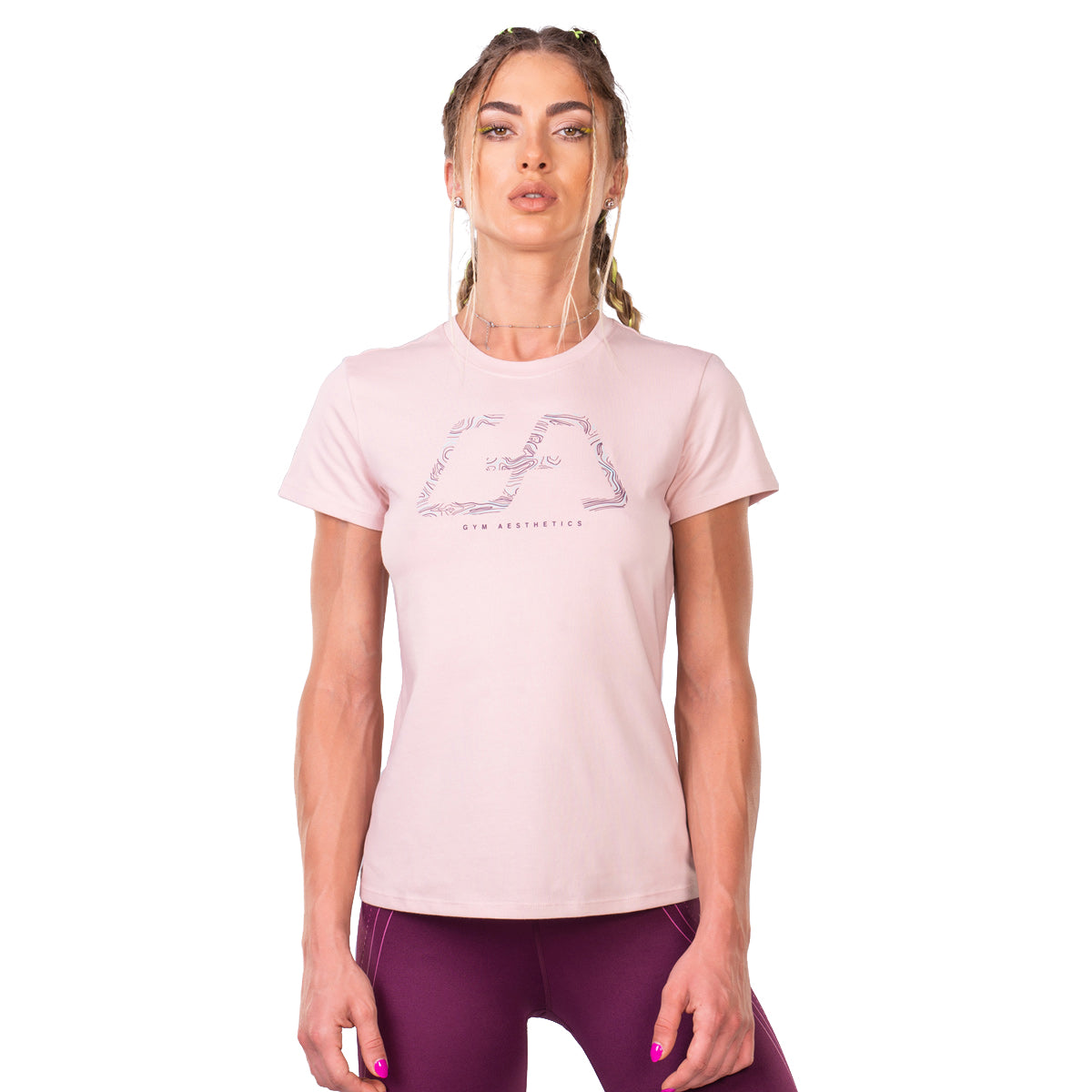 Image of 女裝功能棉感合身款T恤