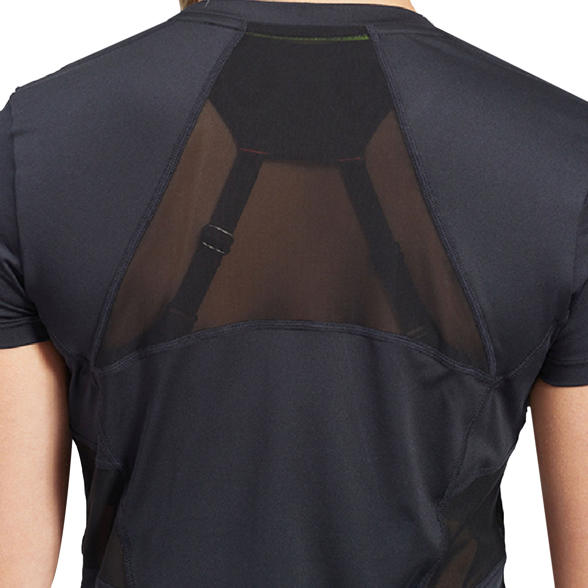 Image of Activewear Mesh Blocking Sport Shirt for Women
