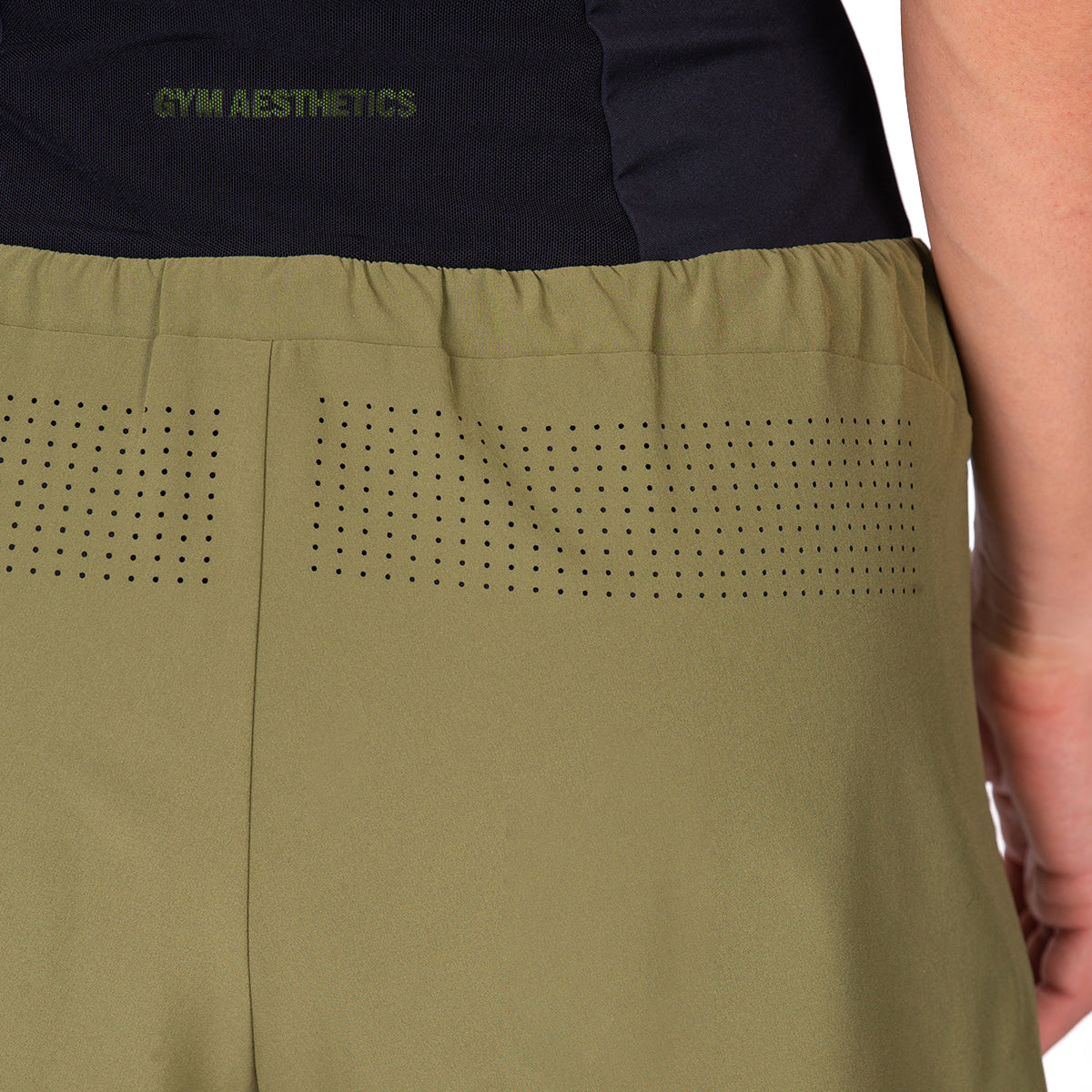 Image of Activewear 2in1 Color Block Running Shorts for Women