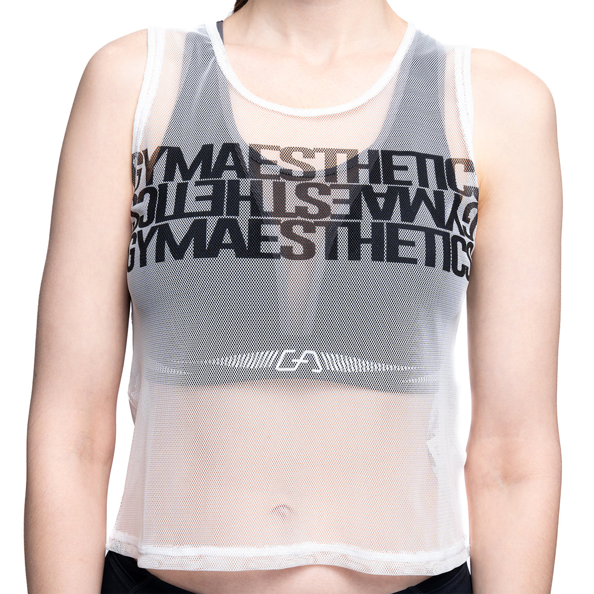 Image of Athleisure Body Mesh Tank Top Sleeveless for Women