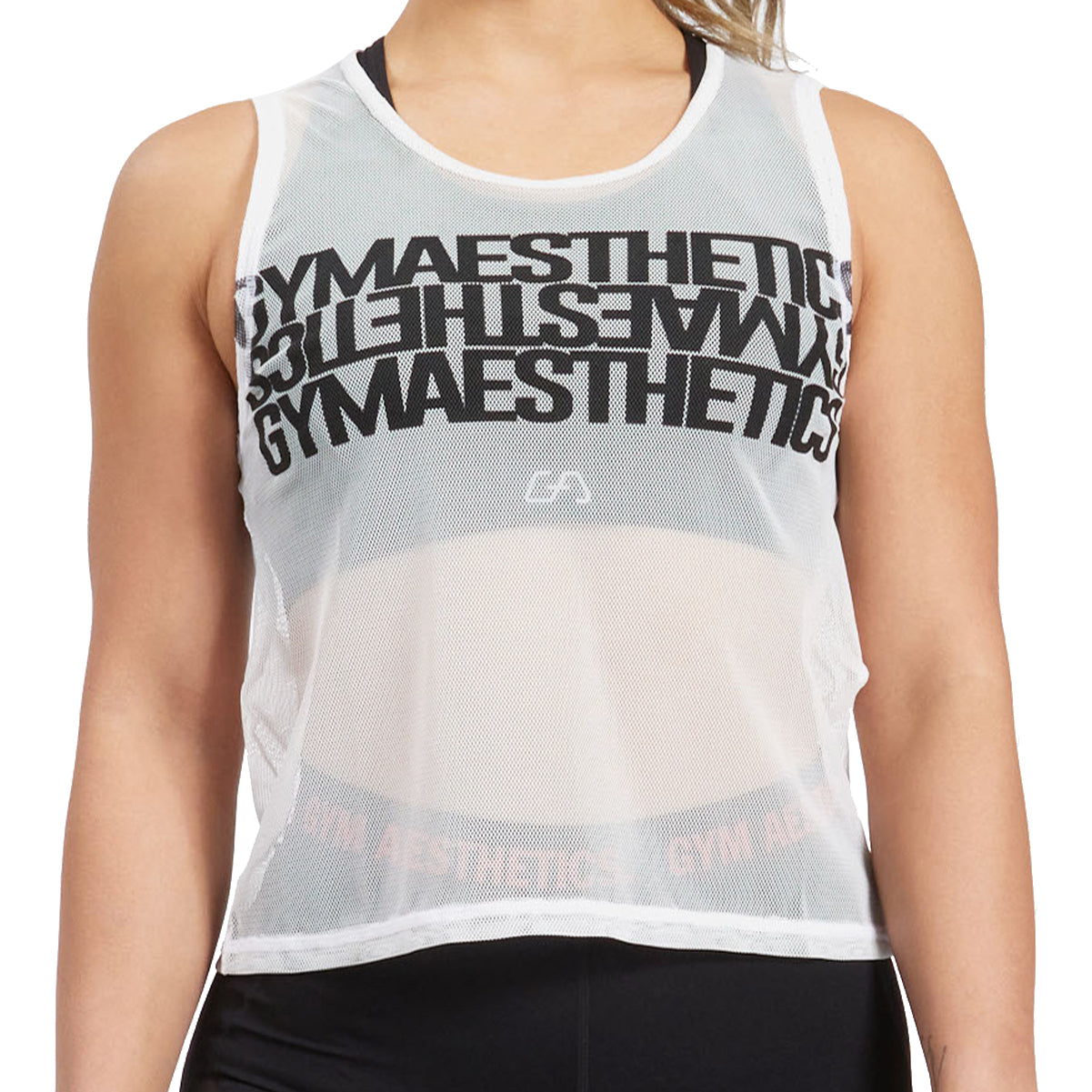 Image of Athleisure Body Mesh Tank Top Sleeveless for Women