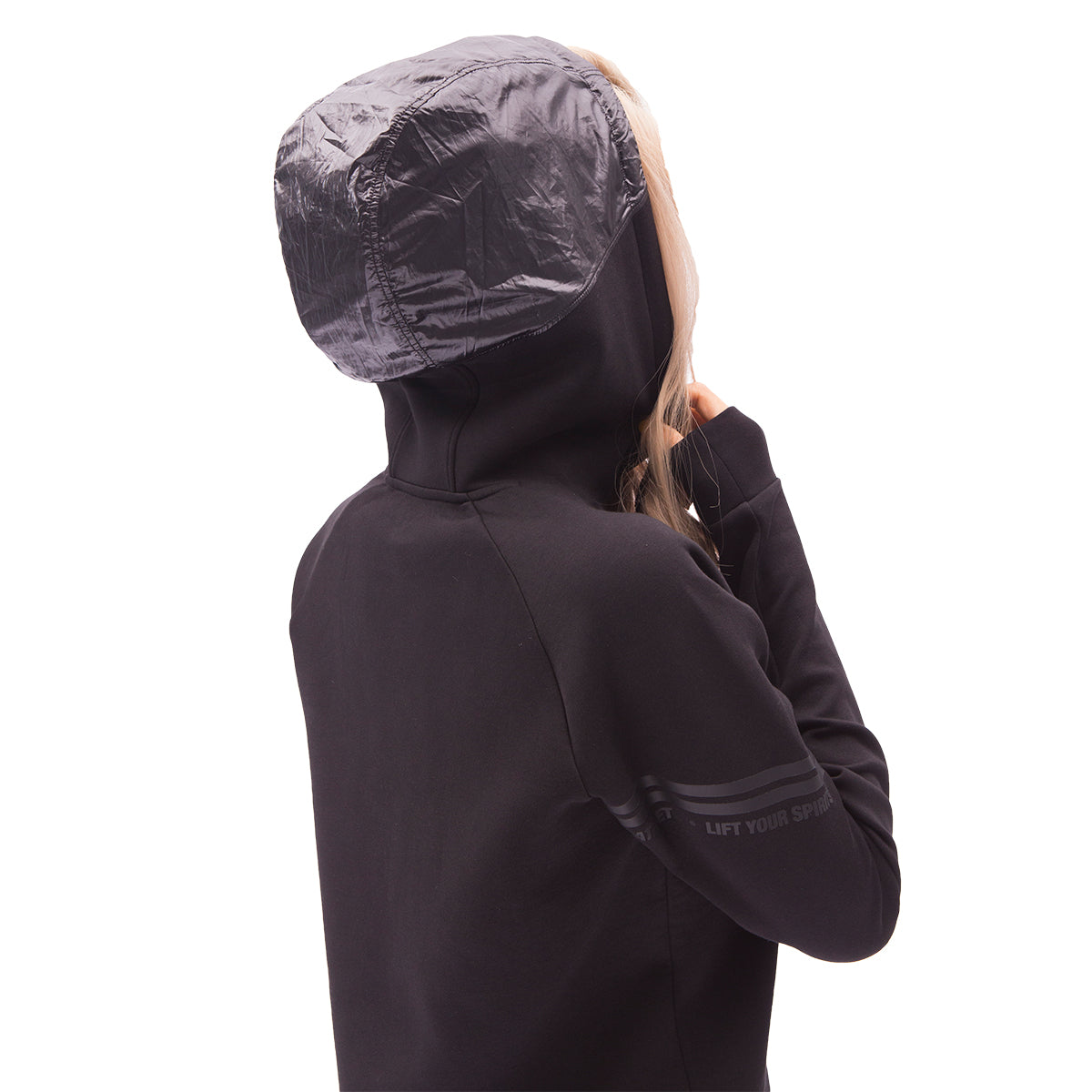 Image of 女裝休閒棉感連帽上衣