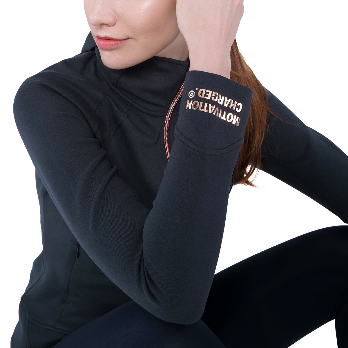 Image of 女裝休閒修身連帽外套