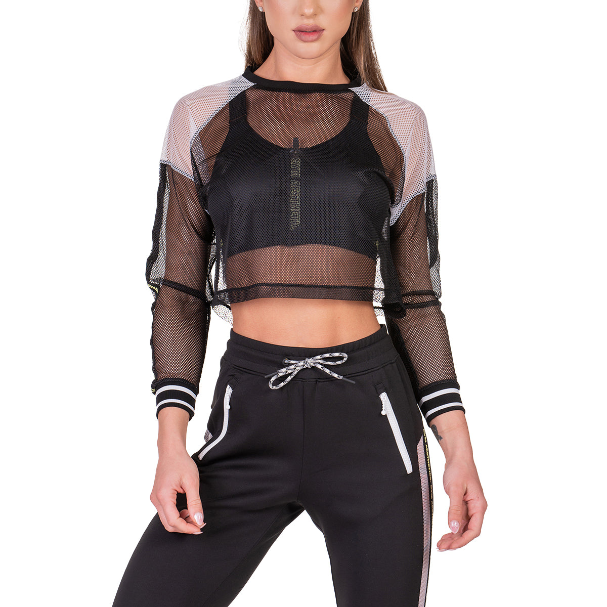 Image of Athleisure Mighty Tech Mesh Fashion T Shirt for Women