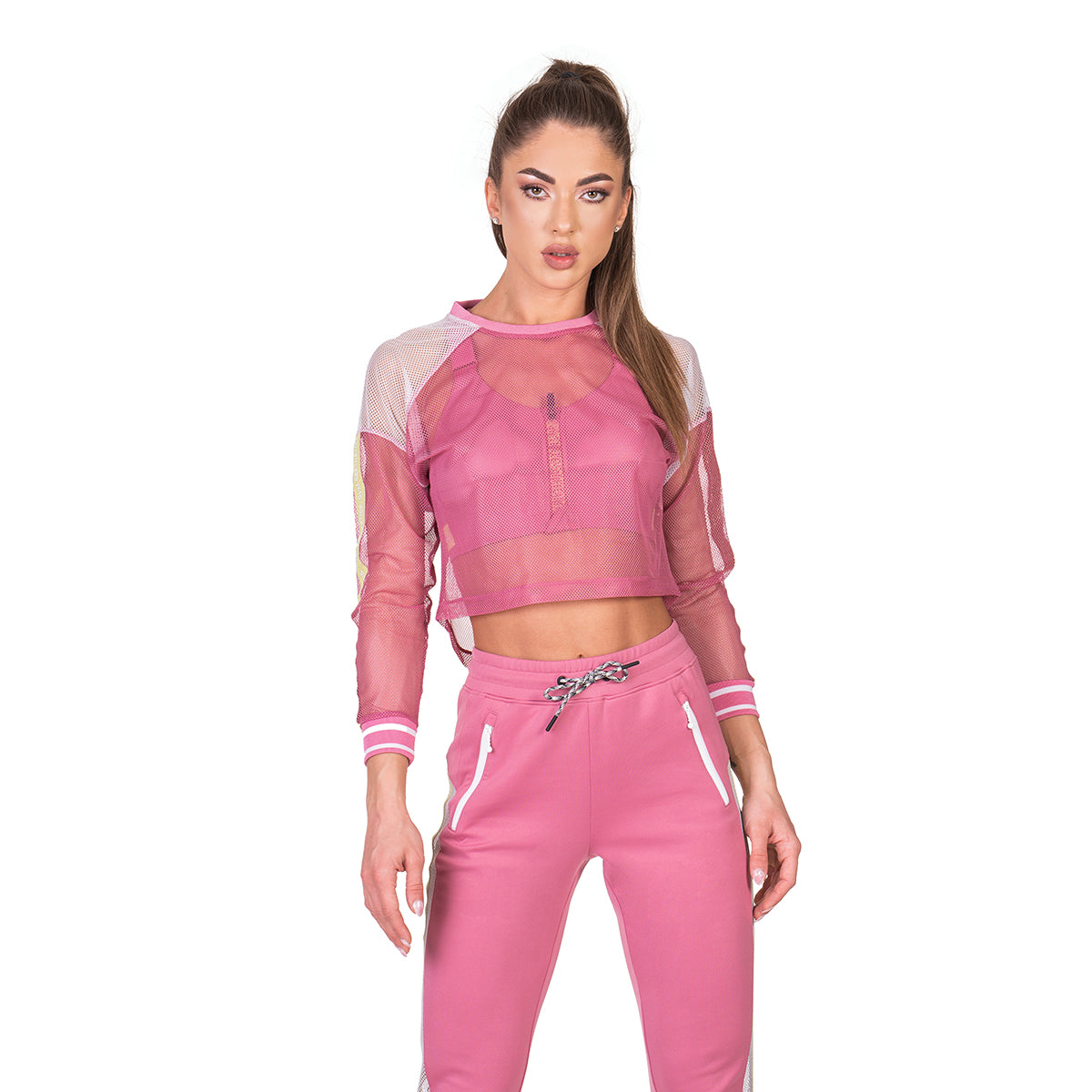 Image of Athleisure Mighty Tech Mesh Fashion T Shirt for Women