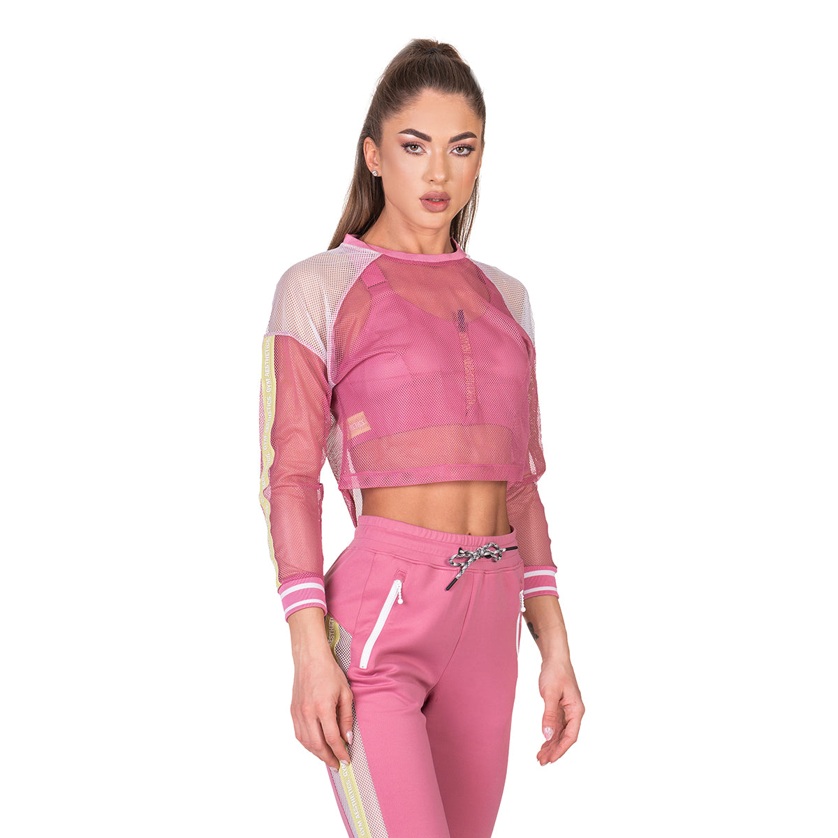 Image of Athleisure Mighty Tech Mesh Fashion T Shirt for Women