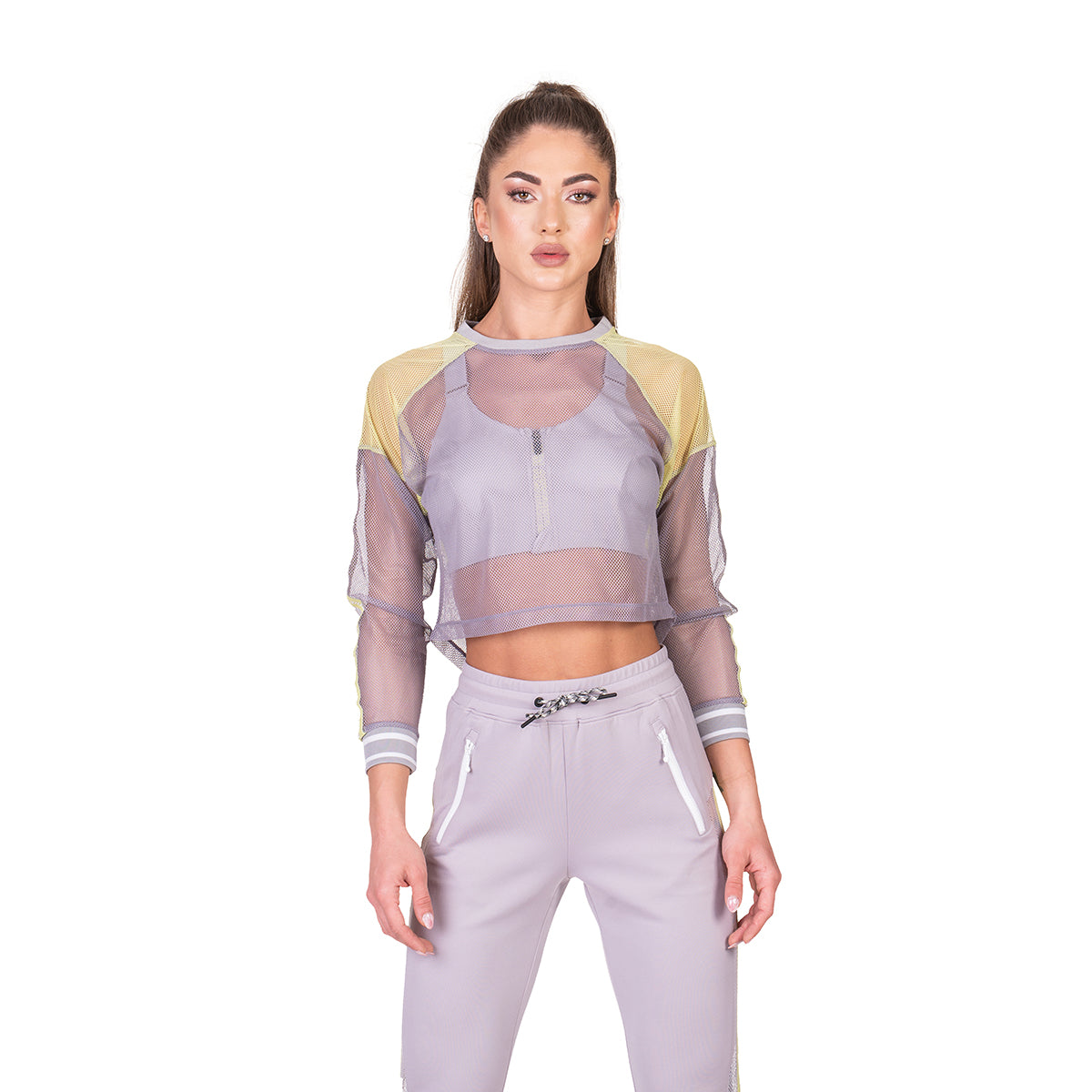 Image of Athleisure Mighty Tech Mesh Fashion T Shirt for Women