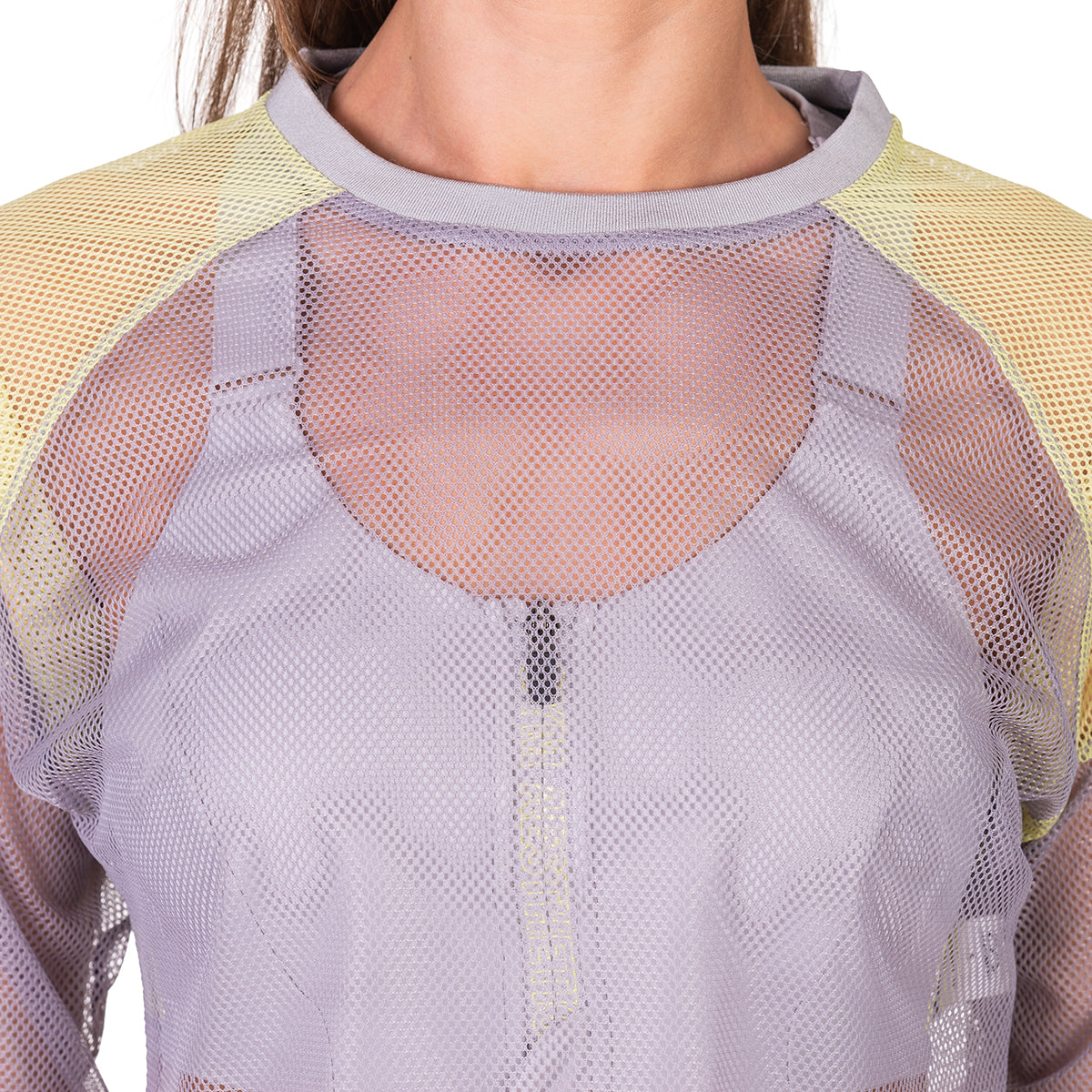 Image of Athleisure Mighty Tech Mesh Fashion T Shirt for Women