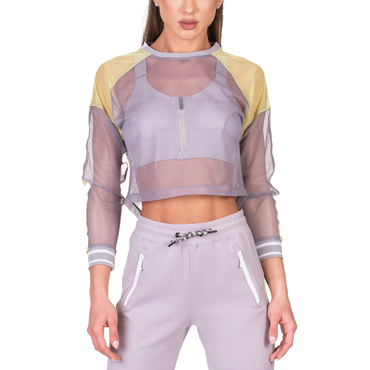 Image of Athleisure Mighty Tech Mesh Fashion T Shirt for Women