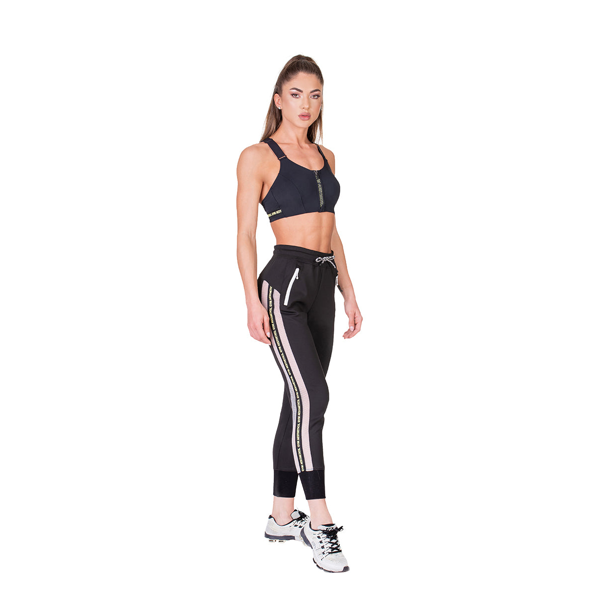 Image of Athleisure Mighty Tech Mesh Jogger Pants for Women